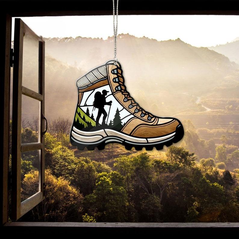 Hiker Boot Acrylic Window