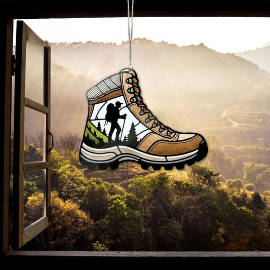 Hiker Boot Acrylic Window