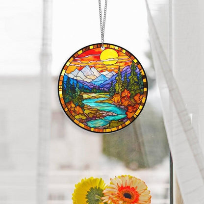 Smoky Mountains Acrylic Window Hanging