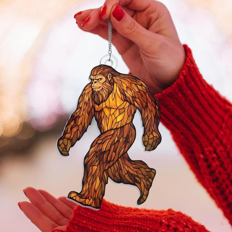 Funny Bigfoot Acrylic Window