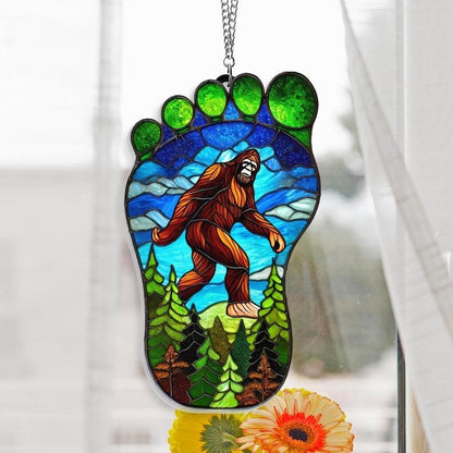 Funny Bigfoot Acrylic Window