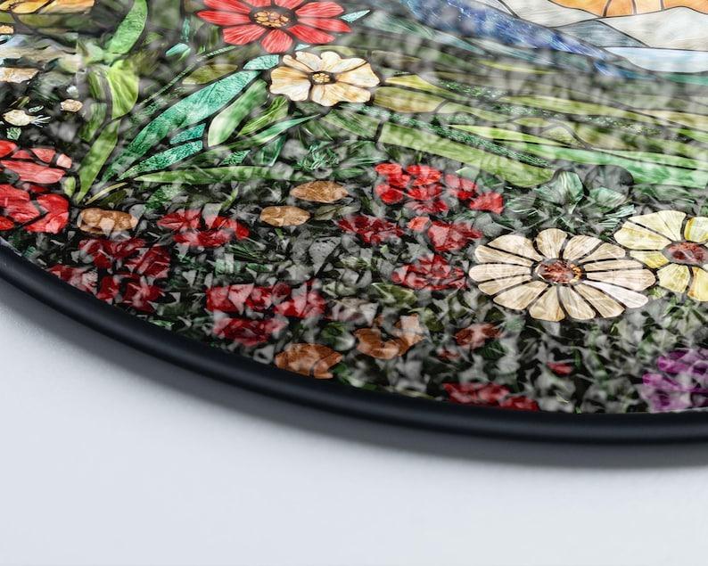 Wildflowers Stained  Stained Glass Suncatcher