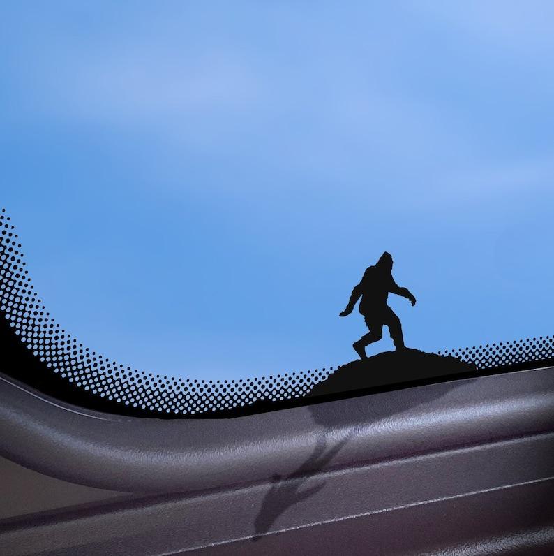 Bigfoot Windshield Stickers