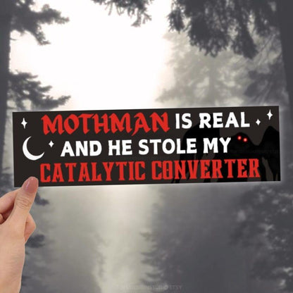 Mothman Is REAL Sticker