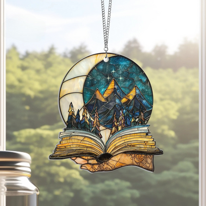 Night Court Suncatcher - Personalized Shape Stained Glass Suncatcher