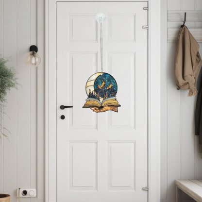 Night Court Suncatcher - Personalized Shape Stained Glass Suncatcher