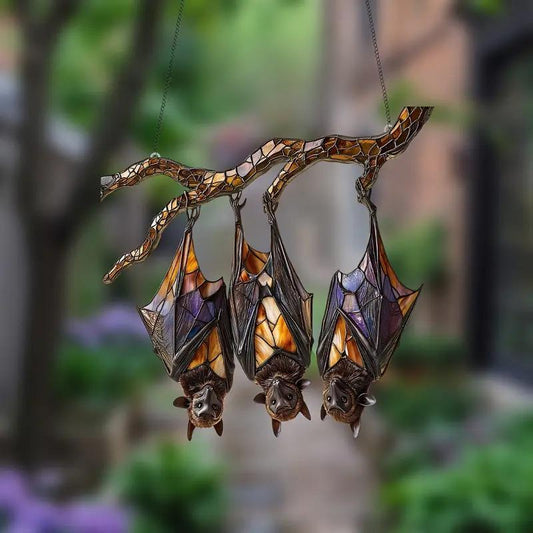 Bat Hanging Acrylic Window - Personalized Acrylic Window