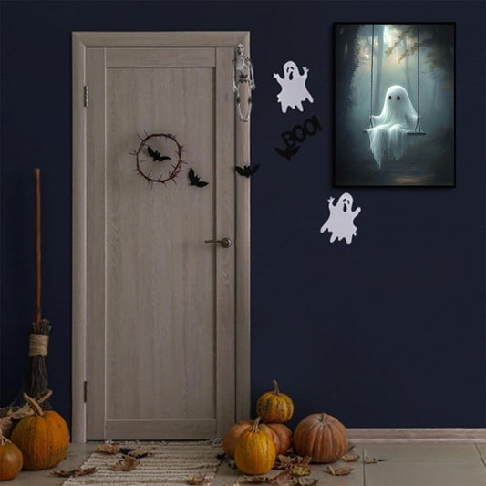 Vintage Witchy Wall Art, Witch Canvas, Witch Halloween Poster, Wall Decor