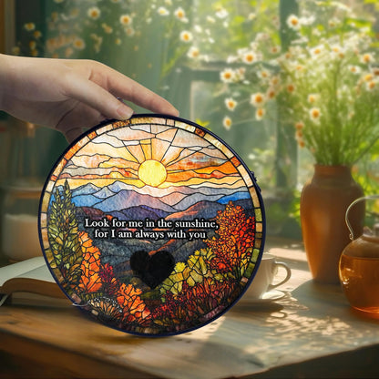 Memorial Stained Glass Suncatcher
