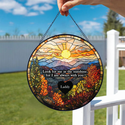 Memorial Stained Glass Suncatcher