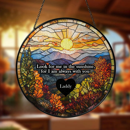 Memorial Stained Glass Suncatcher