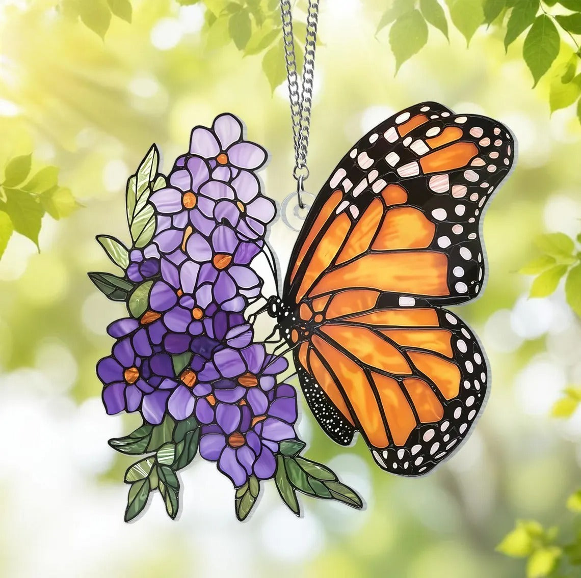 Monarch Butterfly Acrylic Window, Acrylic Window Hanging