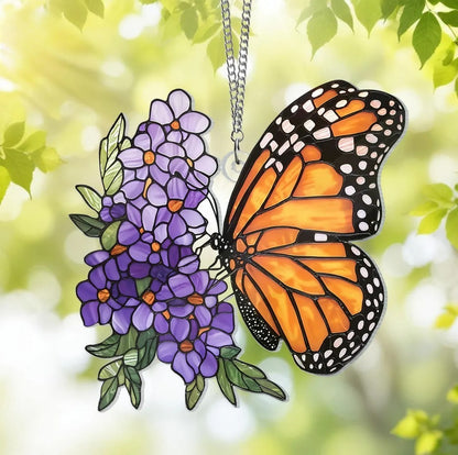 Monarch Butterfly Acrylic Window, Acrylic Window Hanging