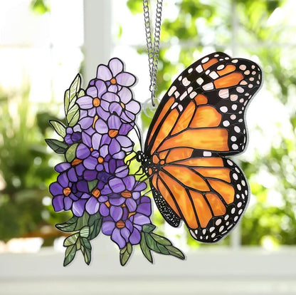Monarch Butterfly Acrylic Window, Acrylic Window Hanging