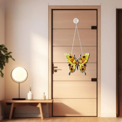 Butterfly Memorial Acrylic Window, Acrylic Window Hanging