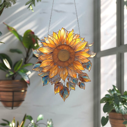 Beautiful Sunflower Acrylic Window Hanging
