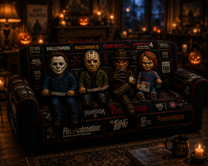 Halloween Horror Quilted Sofa Cover