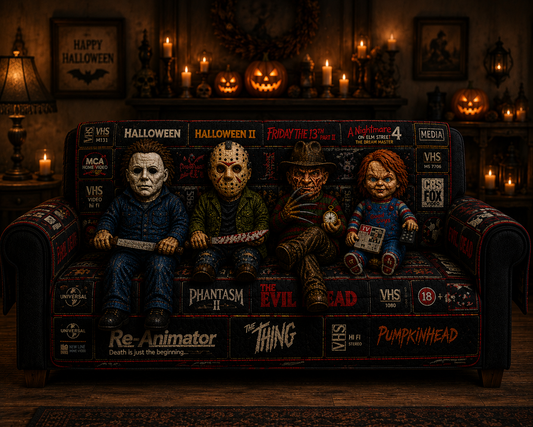 Halloween Horror Quilted Sofa Cover