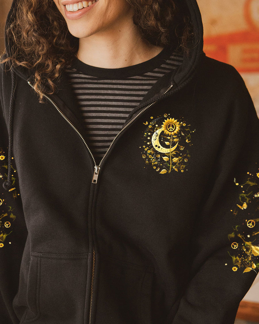WHISPER WORDS OF WISDOM LET IT BE SUNFLOWER ALL OVER PRINT