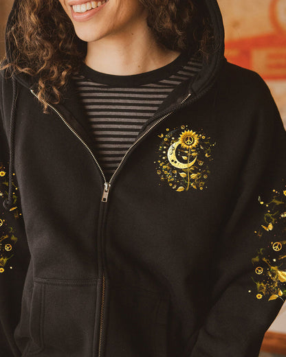 WHISPER WORDS OF WISDOM LET IT BE SUNFLOWER ALL OVER PRINT