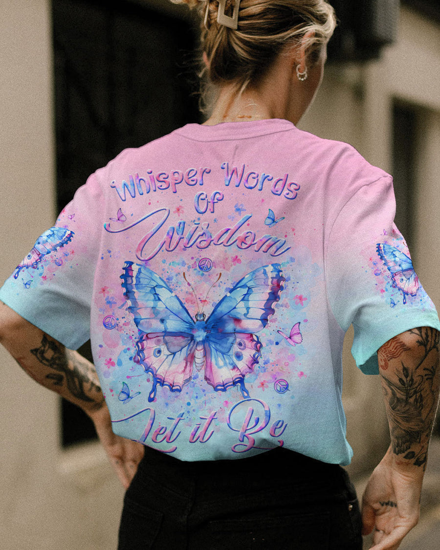 WHISPER WORDS OF WISDOM BUTTERFLY ALL OVER PRINT