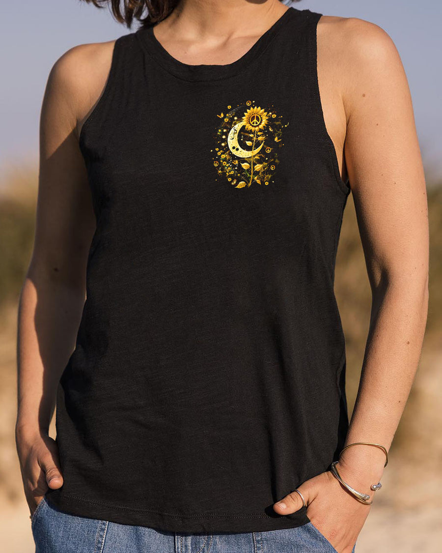 WHISPER WORDS OF WISDOM LET IT BE SUNFLOWER ALL OVER PRINT