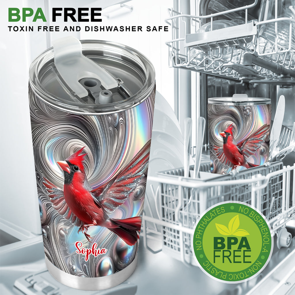 Love Cardinal - Personalized Tumbler