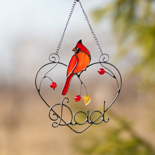 Cardinal Acrylic Window Hangings Decor