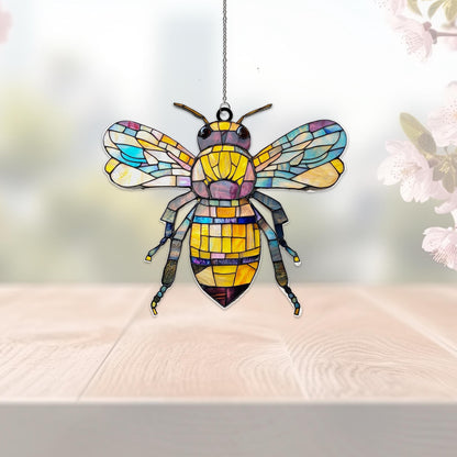 Bee Acrylic Window Hanging Decoration