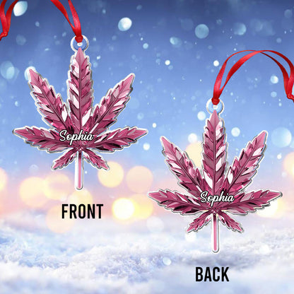 Stunning Leaf - Personalized Weed Ornament