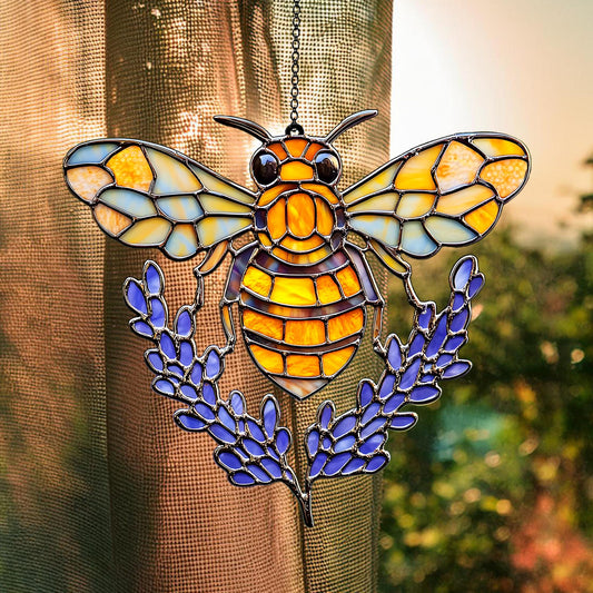 Bee Acrylic Window Hanging Decoration