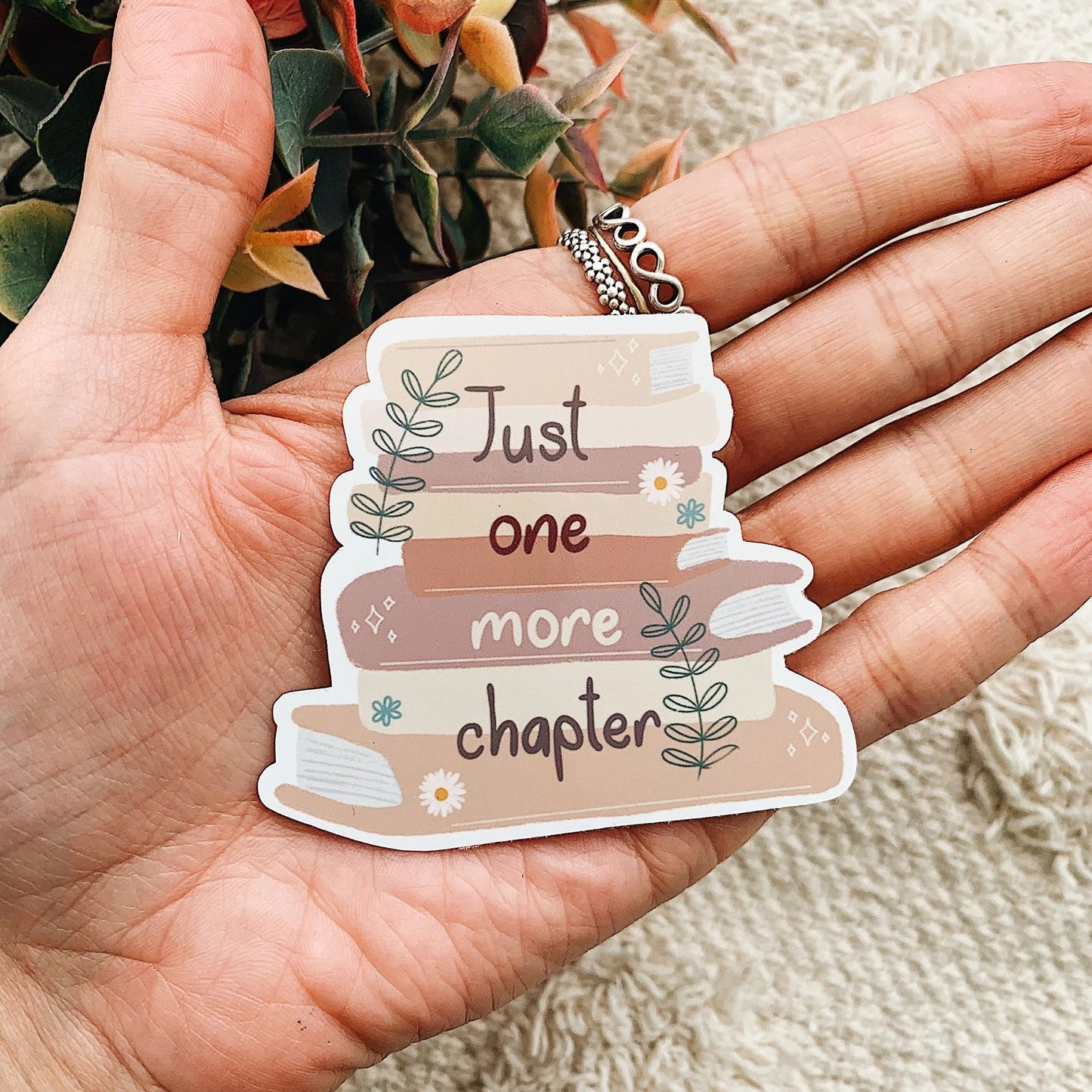 Just One More Chapter Sticker Decal
