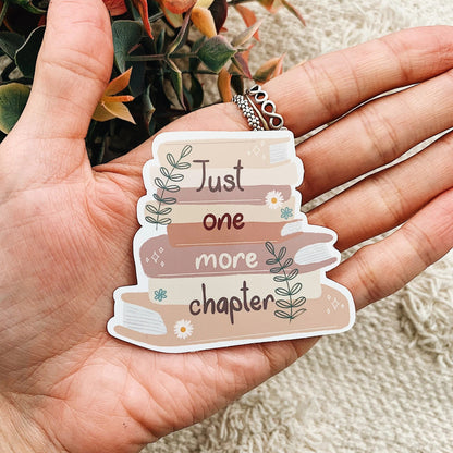 Just One More Chapter Sticker Decal
