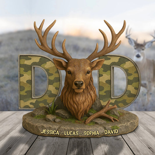 Hunting Deer Plaque Personalized Gifts For Dad