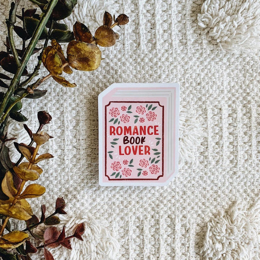 Romance Book Lover Quote Sticker Decal
