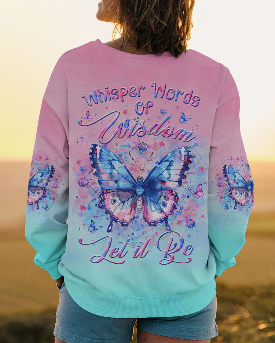WHISPER WORDS OF WISDOM BUTTERFLY ALL OVER PRINT