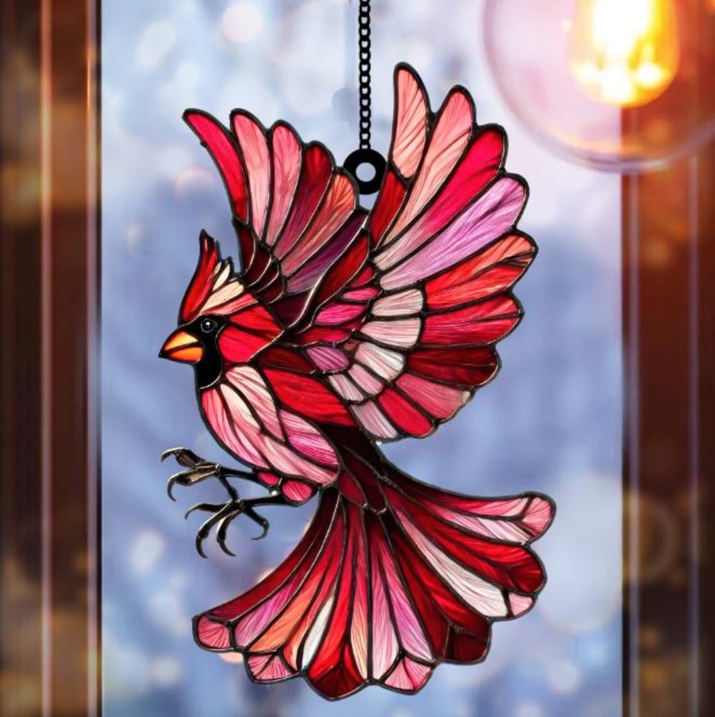 Red Cardinal Acrylic Window