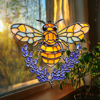 Bee Acrylic Window Hanging Decoration