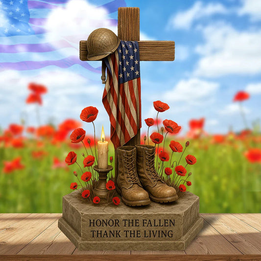 Memorial Day Acrylic Plaque Personalized Gifts For Veteran
