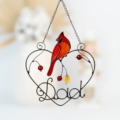 Cardinal Acrylic Window Hangings Decor