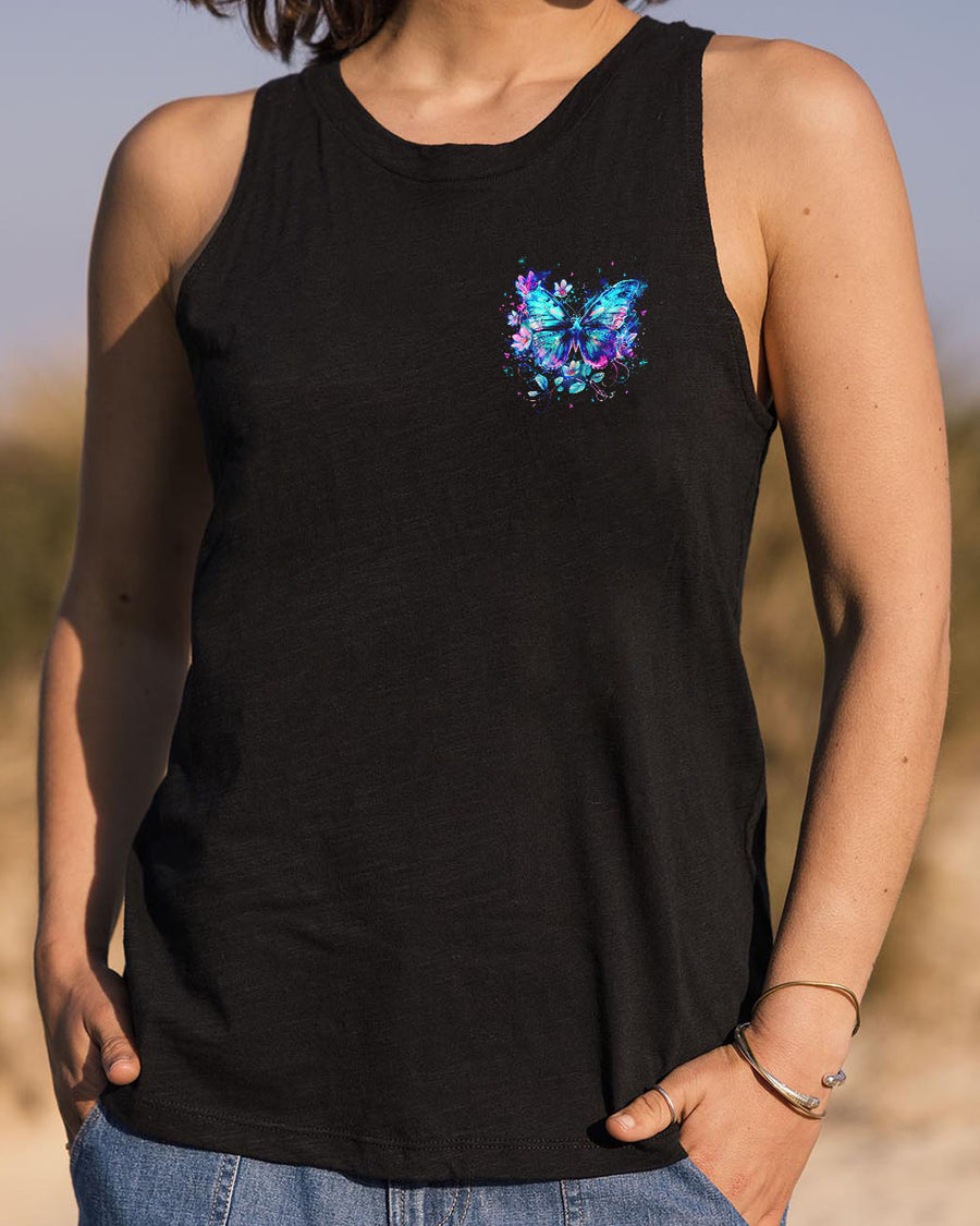 HELLO DARKNESS MY OLD FRIEND BUTTERFLY ALL OVER PRINT