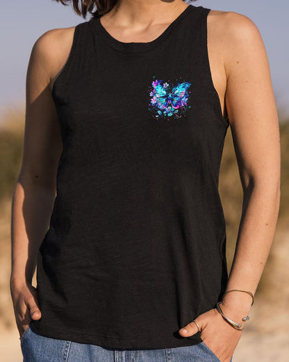 HELLO DARKNESS MY OLD FRIEND BUTTERFLY ALL OVER PRINT