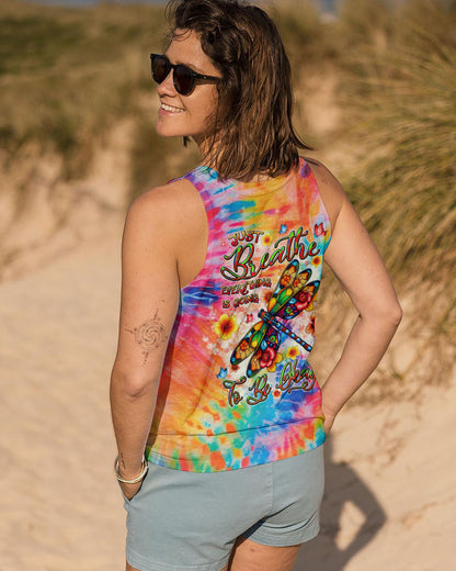 JUST BREATHE DRAGONFLY ALL OVER PRINT