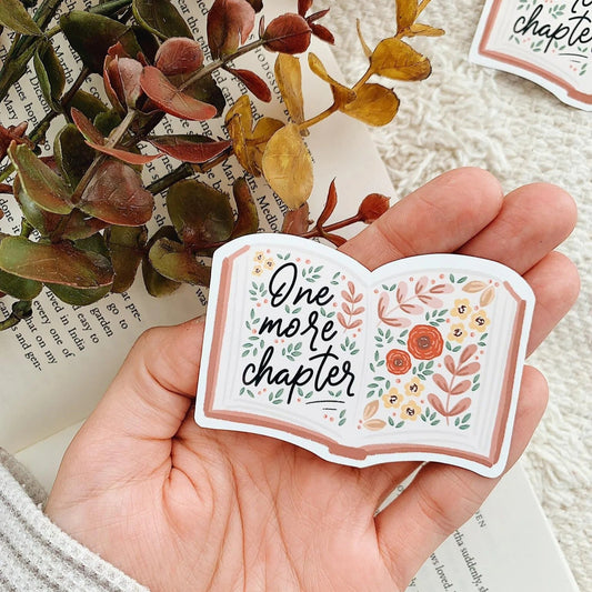 One More Chapter Sticker Decal