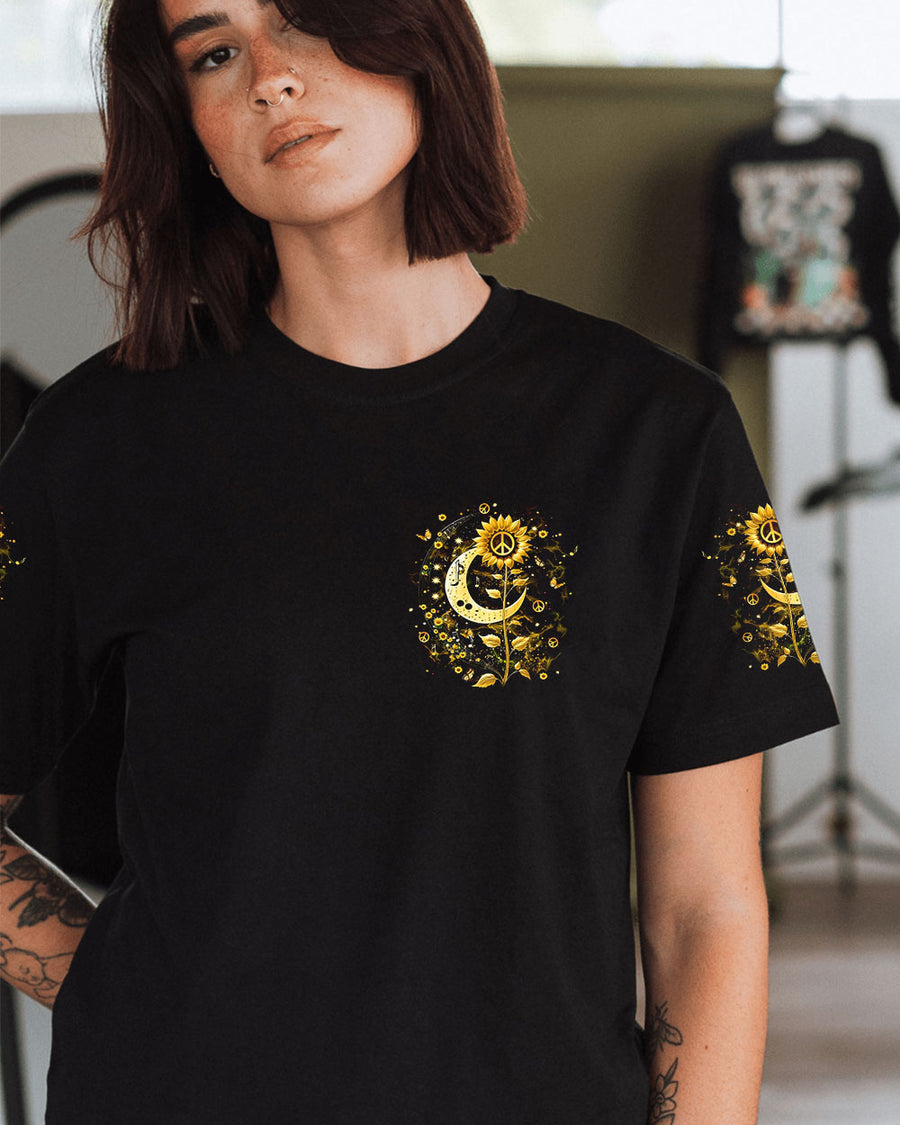 WHISPER WORDS OF WISDOM LET IT BE SUNFLOWER ALL OVER PRINT