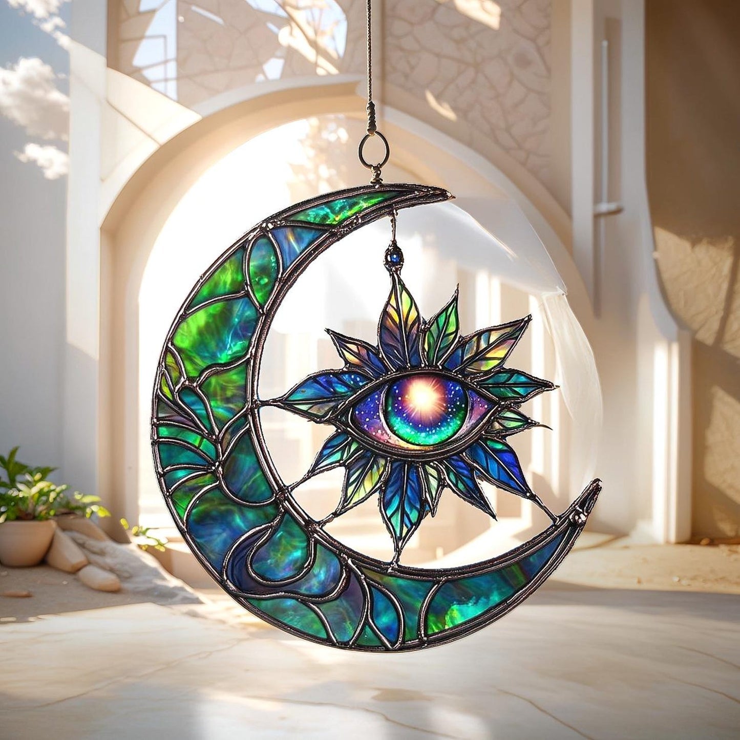 Weed Leaf Acrylic Window