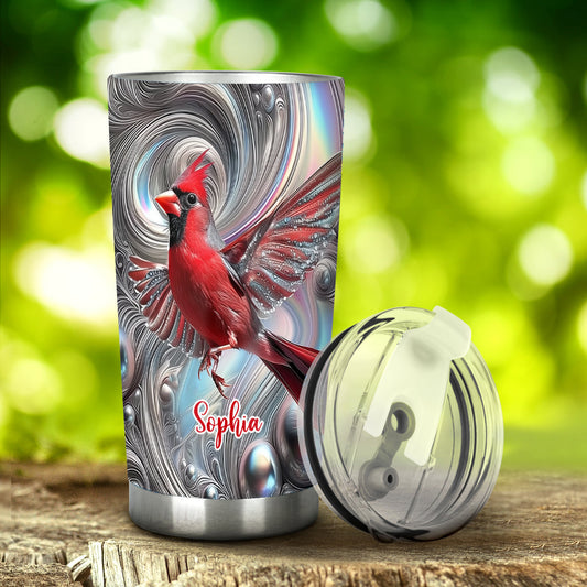 Love Cardinal - Personalized Tumbler