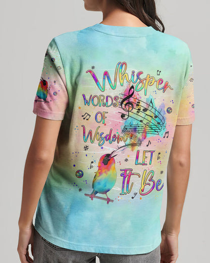 WHISPER WORDS OF WISDOM ALL OVER PRINT