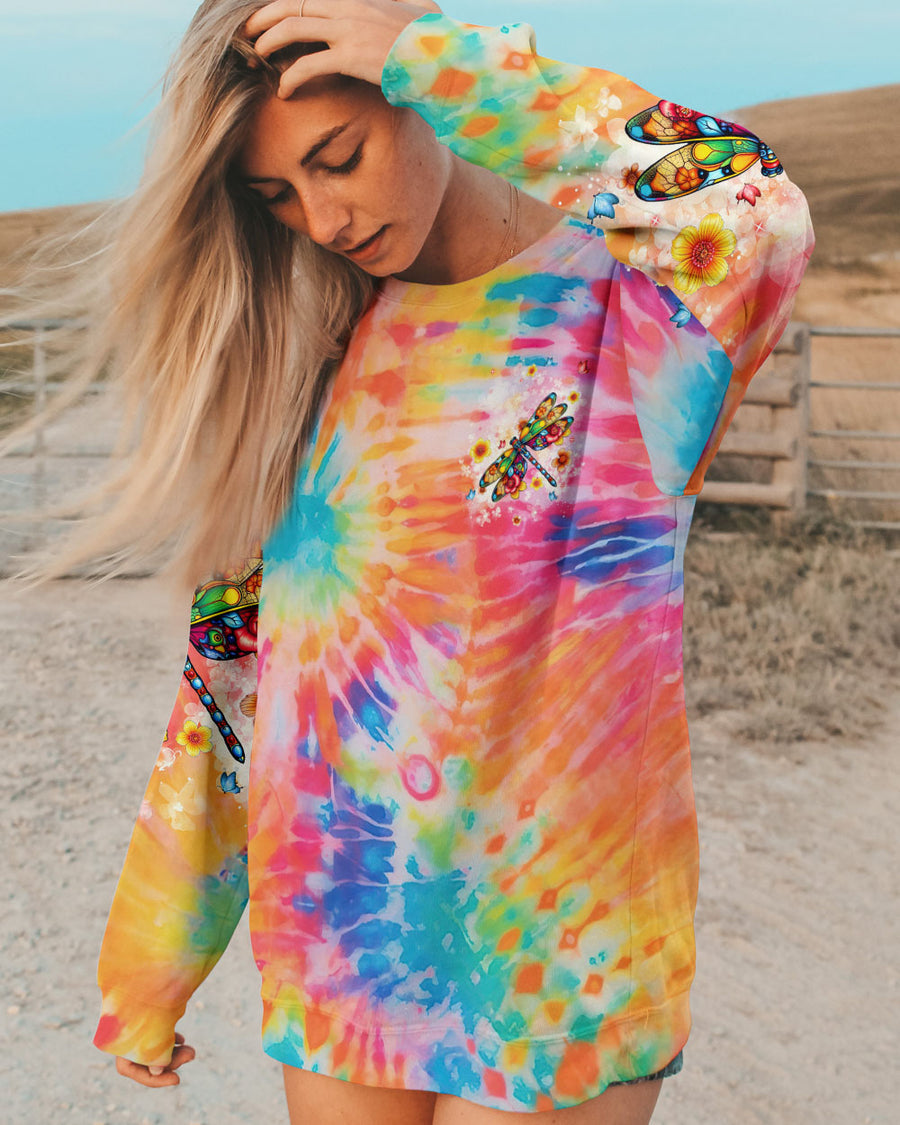 JUST BREATHE DRAGONFLY ALL OVER PRINT