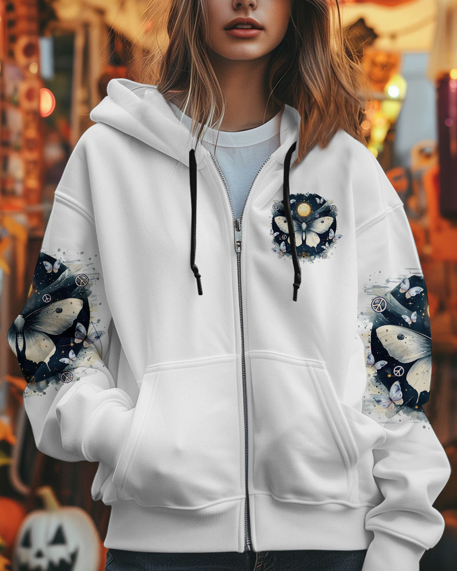 HELLO DARKNESS MY OLD FRIEND BUTTERFLY ALL OVER PRINT